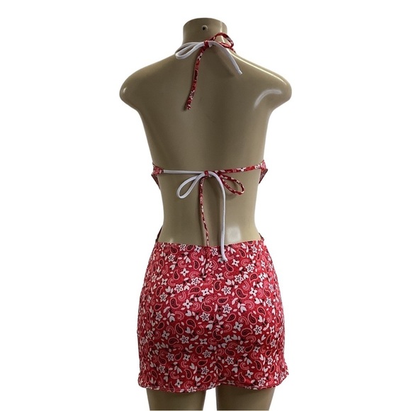 Indecent Proposal by Zuliana mini dress with cut out design and halter tie - Picture 3 of 3